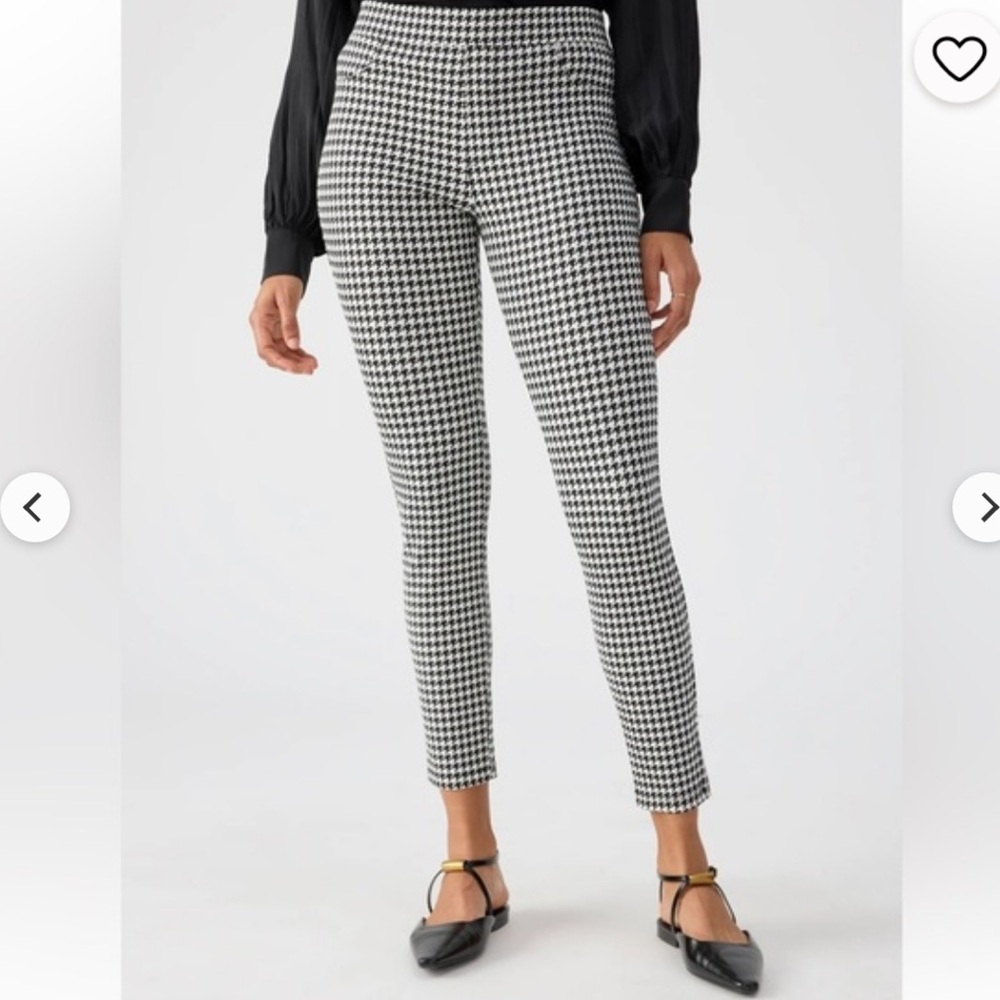 NWT SANCTUARY ANTHROPOLOGIE black and white houndstooth leggings